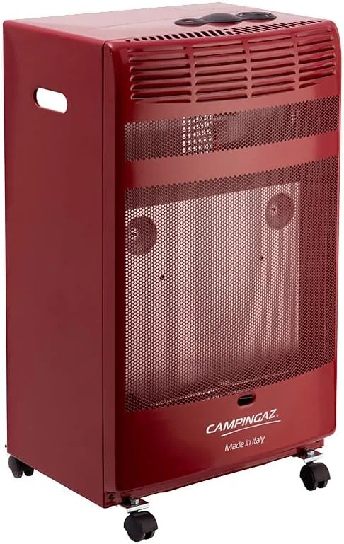 Campingaz BF 5000 - Stufa a Gas Thermo Bordeaux, Stufa Portatile con Rotelle, Stufa Catalitica con Accensione piezoelettrica — Riscaldamento