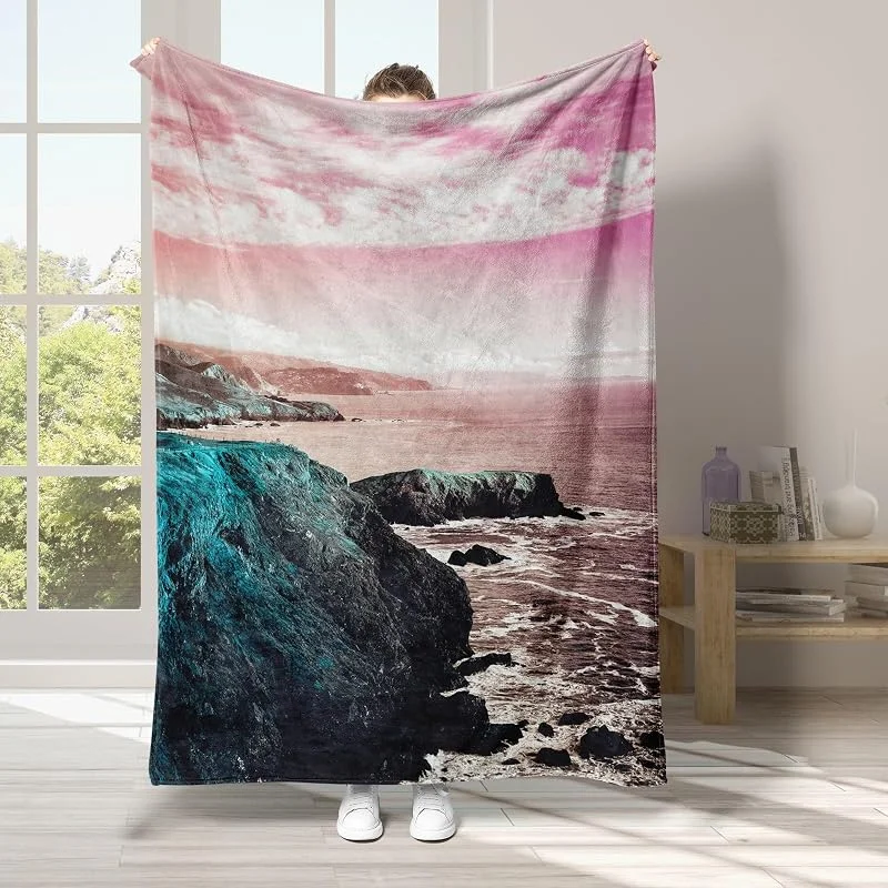 Calcolo Coperta di Flanella 220x240cm, Cielo Blanket Morbido Caldo e Confortevole, Modello di Copert con Stampa 3D, Adatto a Tutte le Stagioni — Riscaldamento