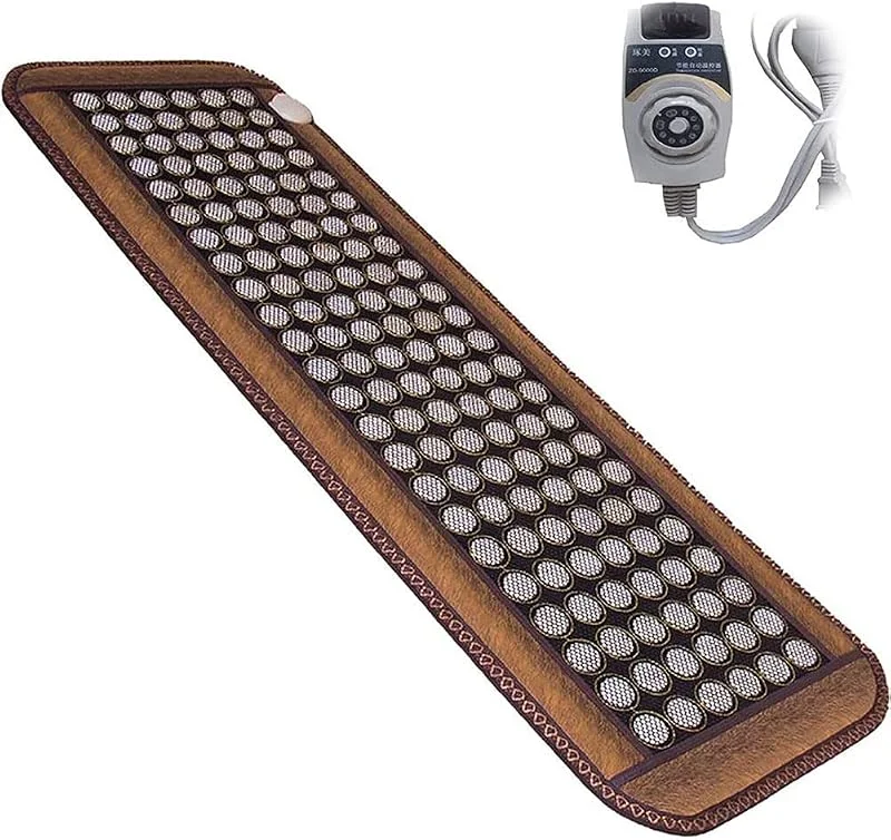 Lontano Infrarosso Materasso Massaggiante Riscaldante Giada Tormalina, Ioni Negativi Hot Stone Therapy, Termoforo, Cuscinetto Riscaldante Con Controller Temperatura Per Allevia Dolori Muscolari Artrite — Riscaldamento