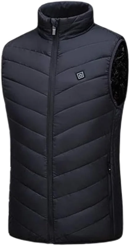 2024 Offerte Lampo del Giorno Gilet Riscaldato Uomo Donna, Giubbotto Riscaldato Stampato Moda Gilet Riscaldato Uomo 5, 9, 3, 11, 17 Zone Di Riscaldamento Giacca Riscaldata Uomo per Campeggio Pesca Caccia — Abbigliamento riscaldato