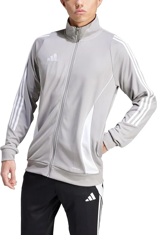 adidas Uomo Tiro24 Training Track Suit, team mid grey, white, S — Abbigliamento riscaldato
