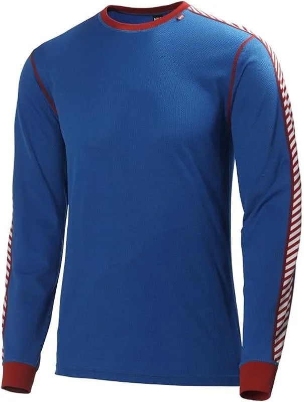 Helly Hansen Uomo Maglietta Termica HH Lifa Stripe Crew — Abbigliamento riscaldato