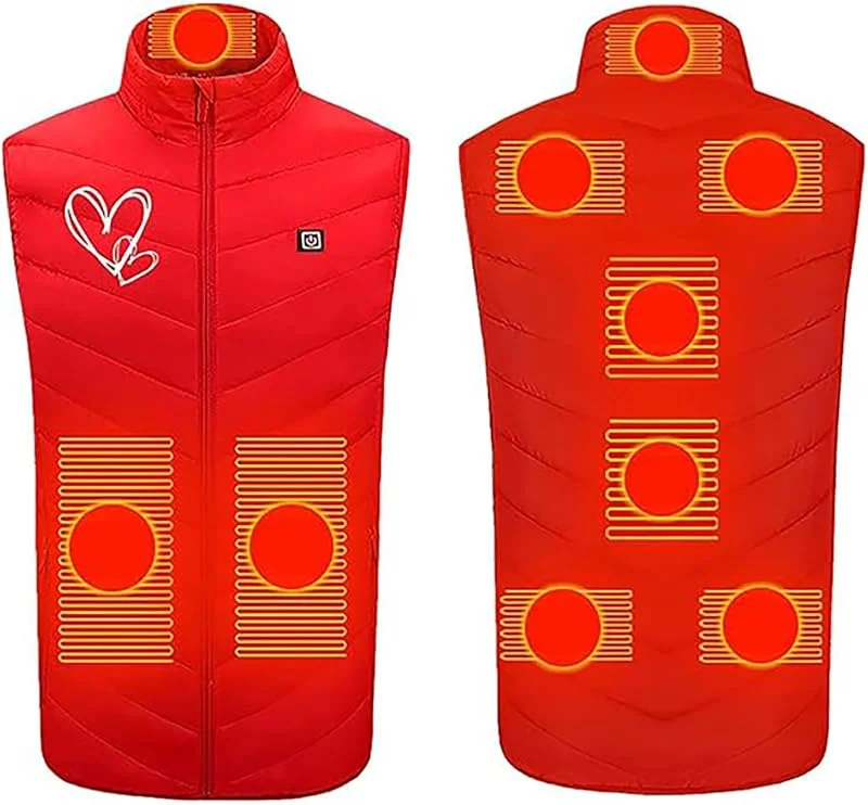 Giacca Termica Donna Riscaldante Gilet Riscaldati Giubbotto Riscaldato Impermeabile Maglia Riscaldata Elettrica Vestiario Riscaldabile Slim Inverno Caldi Morbide Per Esterno Campeggio Caccia — Abbigliamento riscaldato