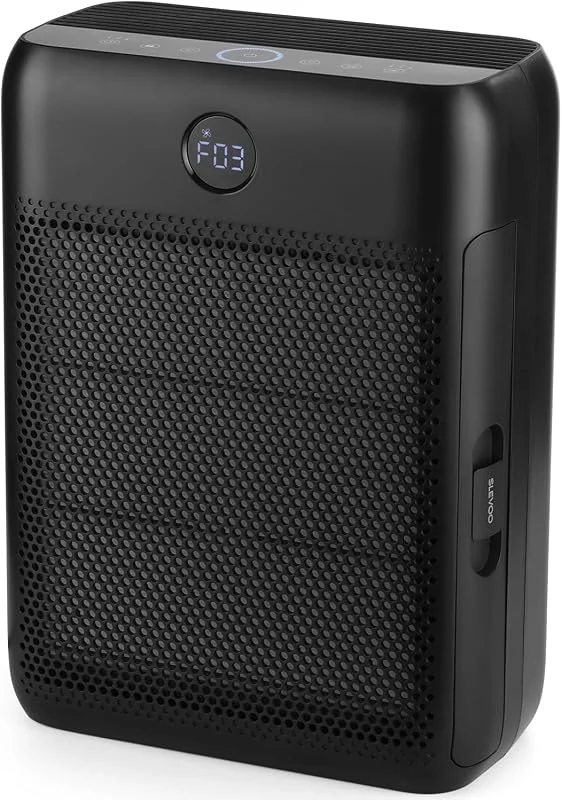 Slevoo Purificatore d'aria H13 True HEPA per stanze grandi, 297, 6 m² — Umidificatore
