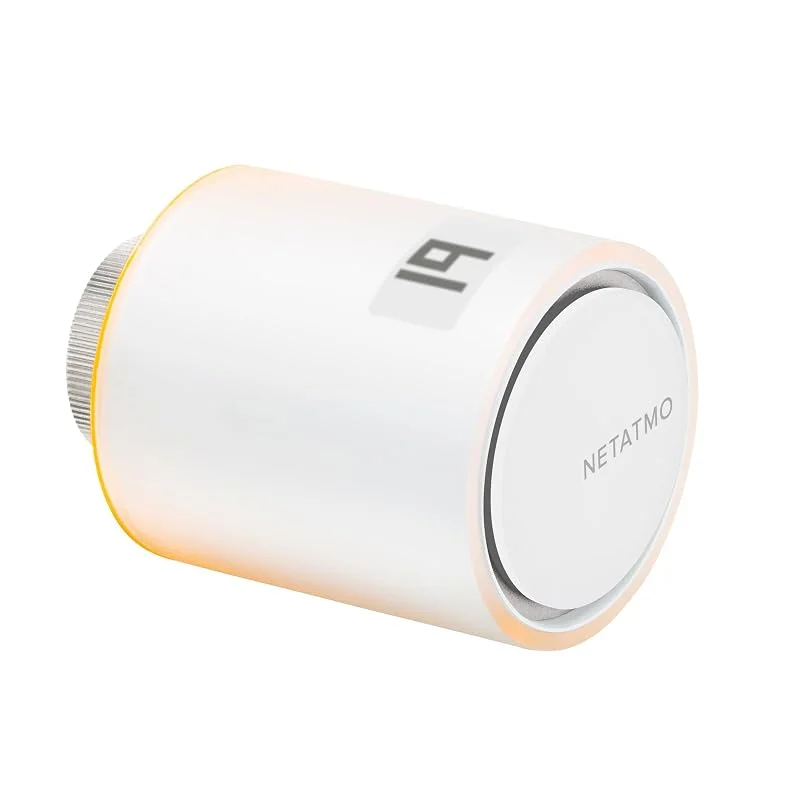 Netatmo NAV-PRO Smart Radiator Valve, componente aggiuntivo per termostato intelligente e per riscaldamento collettivo o teleriscaldamento