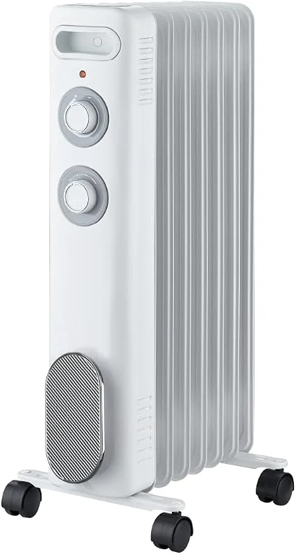THOMSON - Radiatore mobile bagno d'olio THOMSON CALISTA 2000W bianco — Riscaldamento