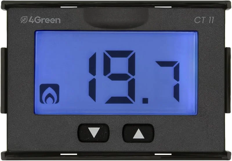 CT 11A - Termostato da Incasso 503 (3 moduli), Display Retroilluminato Blu, Termostato Ambiente per Caldaia e Condizionamento, Alimentazione 230V, Frontalini Bianco e Grigio Antracite — Riscaldamento