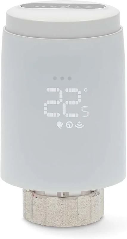 Nedis SmartLife - Controllo radiatore Zigbee 3.0, funzionamento a batteria, LED, Android™, IOS — Riscaldamento