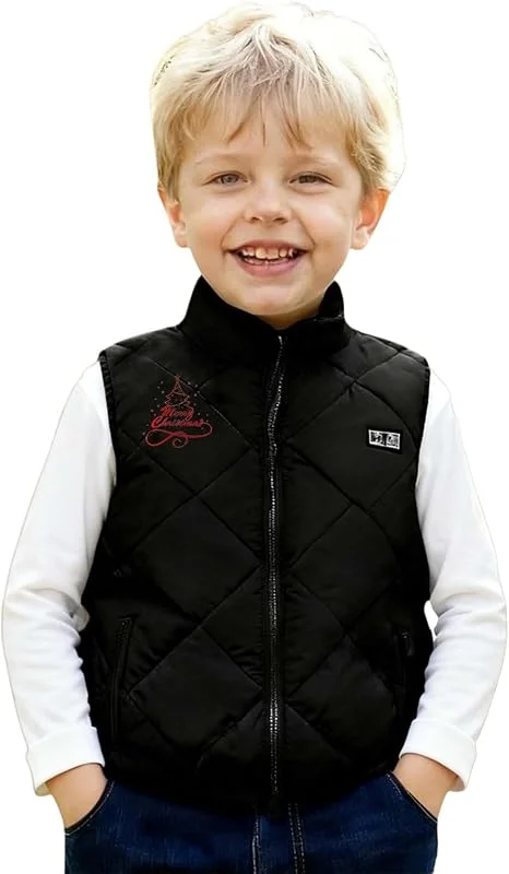 Gilet riscaldabile intelligente per ragazzi con porta di ricarica USB – Giacca calda per le fredde giornate invernali — Abbigliamento riscaldato