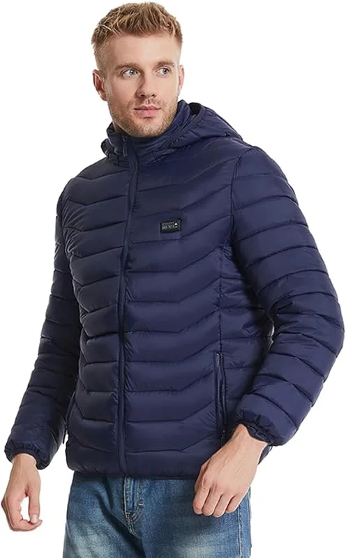 Generisch Cappotto riscaldato, giacca riscaldata, calda giacca invernale — Abbigliamento riscaldato