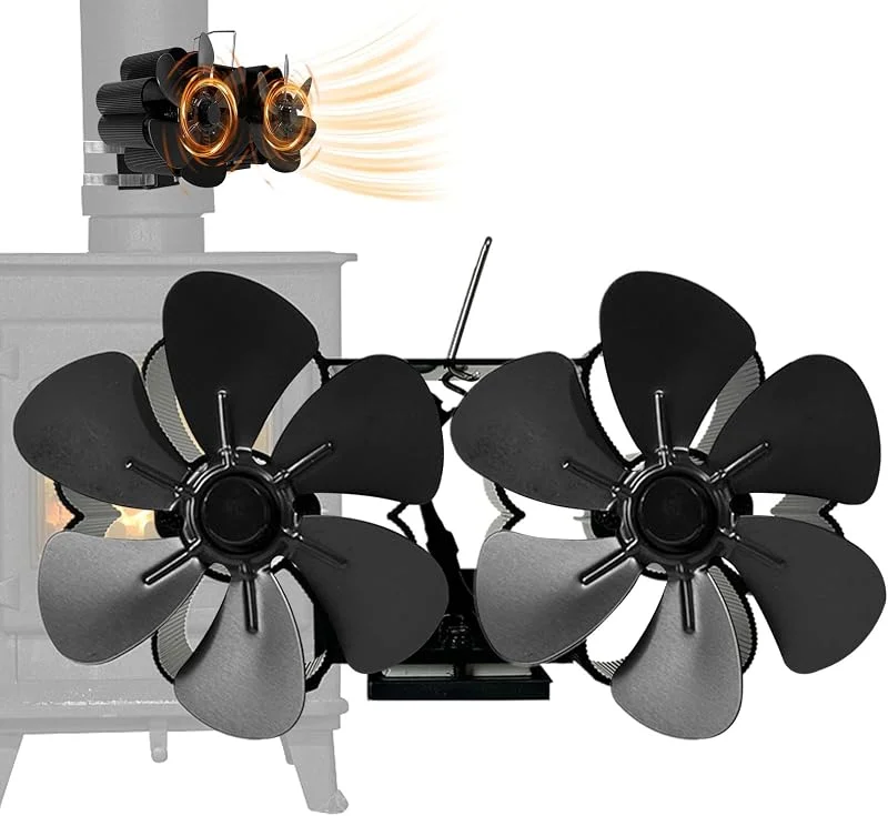 Ventilatore Termico Per Stufa A Legna Termoventilatore, Alimentato A — Riscaldamento