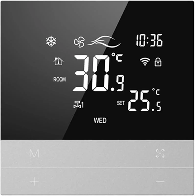 Termostato WiFi Intelligente Regolatore di Temperatura Acqua elettrica Riscaldamento a Pavimento Caldo Controllo del condizionatore d'Aria Precisione del Lavoro Configurazione Semplice (WiFi-4P)