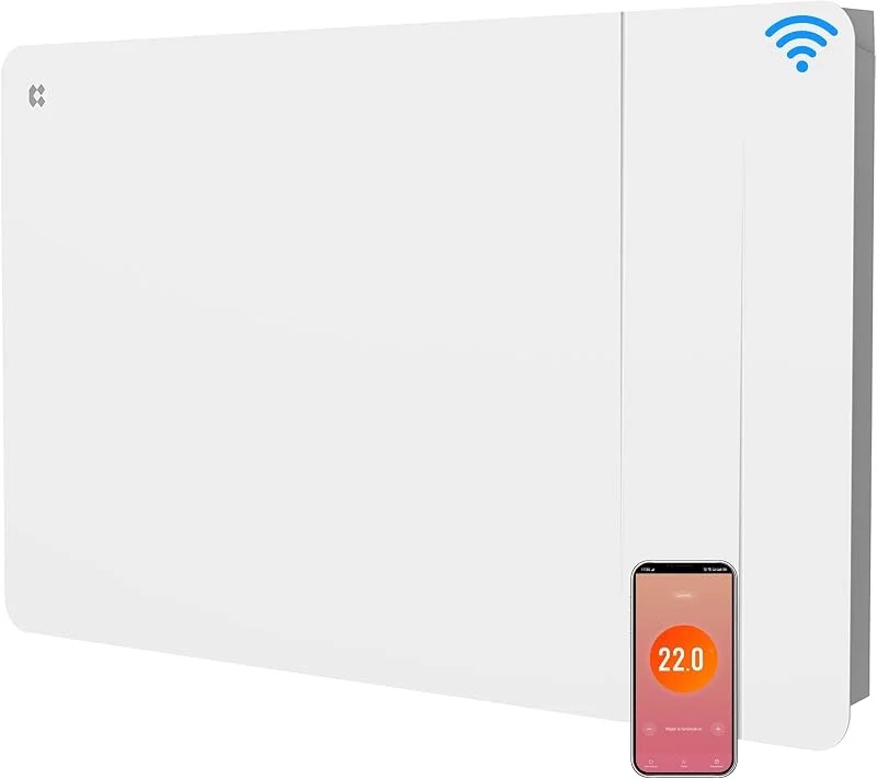 CIARRA CBHTD15A-W Radiatore a Inerzia da 1500W WiFi (10-20 m²) — Riscaldamento