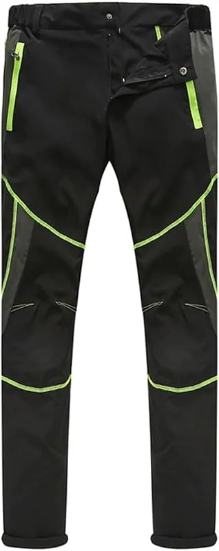 Pantaloni da Lavoro Uomo - Trekking Invernali Pantalone Montagna Softshell Sovrapantaloni Elasticizzati Impermeabili Protezione dal Vento Cargo Outdoor Tecnico Alpinismo Pantaloni — Abbigliamento riscaldato
