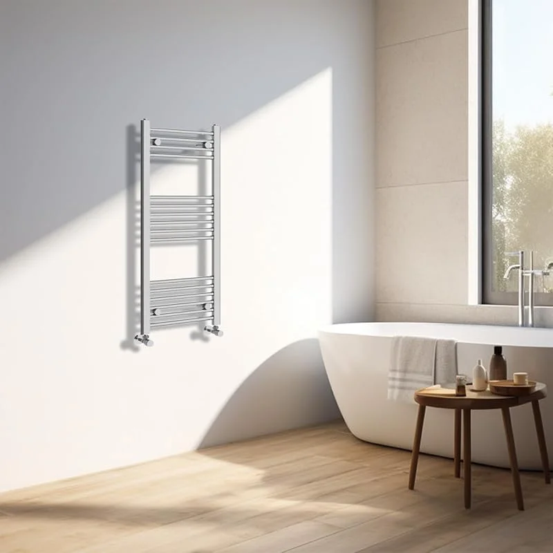 NRG - Termoarredo scaldasalviette cromato, 1000×400 mm, per bagno — Riscaldamento