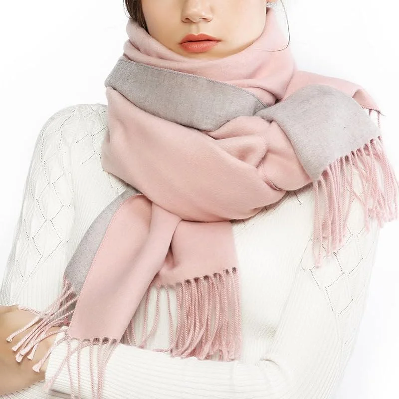 RIIQIICHY Sciarpa Regalo Donna Invernale Pashmina Scialle Caldo Sciarpone Inverno Stola Elegante — Abbigliamento riscaldato