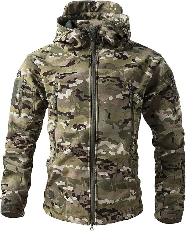 Giacca, Giacche Uomo, Termica, Trekking, Tattica, Militari, Zip, Sportiva — Abbigliamento riscaldato