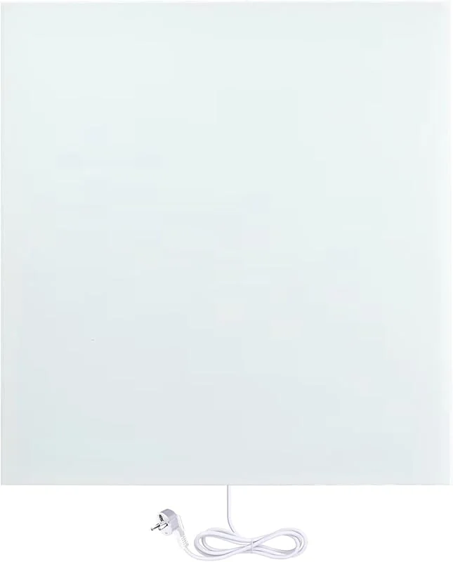 Pannello radiante WarmlyYours, vetro ceramica, bianco, 400 W, 60x60 cm — Riscaldamento