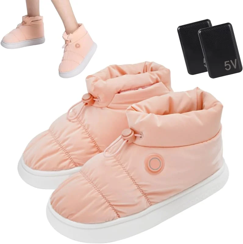Scarpe riscaldanti per piedi, con isolamento elettrico, ricaricabili, unisex, termiche per piedi, scaldapiedi elettrici, scaldapiedi elettrici — Abbigliamento riscaldato
