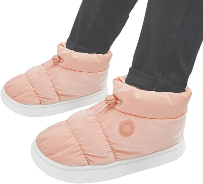 Scarpe riscaldanti per piedi, portatili, invernali, a riscaldamento rapido, per uomo, unisex, per interni ed esterni, calde
