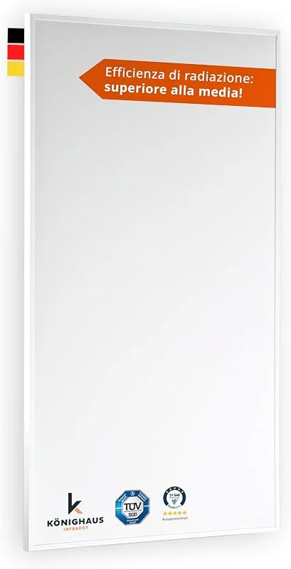 Könighaus pannello IR 1200 W – Montaggio a parete – 18–29 m² — Riscaldamento