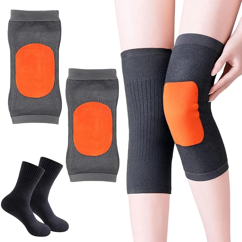 Ginocchiere Riscaldanti, Ginocchiere Termiche, Scalda Ginocchia Donna, Scalda Ginocchia Uomo, per Artrite, per Alleviare il Dolore Articolare, per il Calore, per il Ginocchio, per Uomo e Donna — Abbigliamento riscaldato