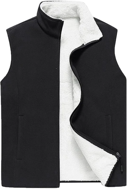 Gilet Uomo Lavoro Invernali Caldo Antivento Senza Maniche Giacca Softshell Leggera Elegante Smanicato Giubbino Senza Cappuccio Casual Riscaldato Cappotto Cotone Trapuntato Piumino Corto Taglie Forti — Abbigliamento riscaldato