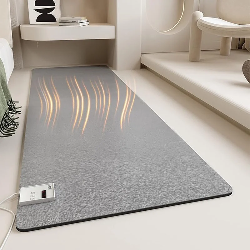 Generico Tappetino da Yoga riscaldante a infrarossi Portatile, Tappeto riscaldante Elettrico Regolabile, Cuscinetti riscaldati per Divano e Comodino, 140x200 cm, Ideale per Uso Domestico e in Ufficio — Riscaldamento