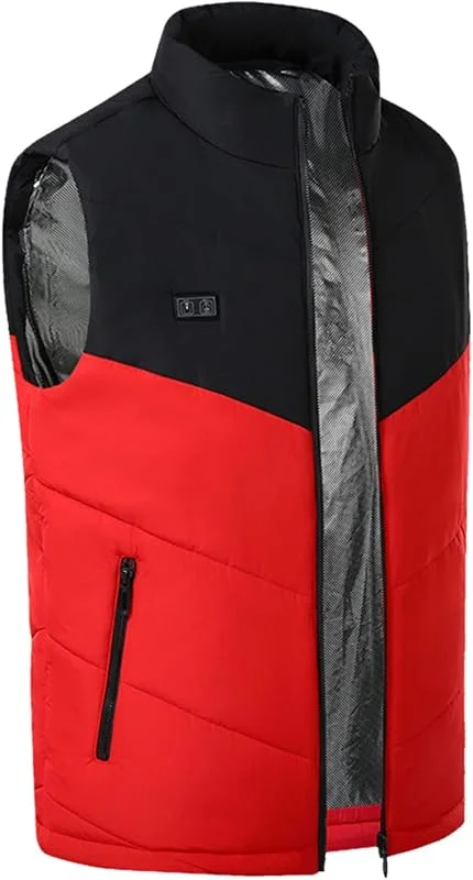 Gilet riscaldato da uomo per attività all'aperto, con porta USB, calda giacca da donna come abbigliamento da ciclismo, scaldabiancheria elettrico — Abbigliamento riscaldato