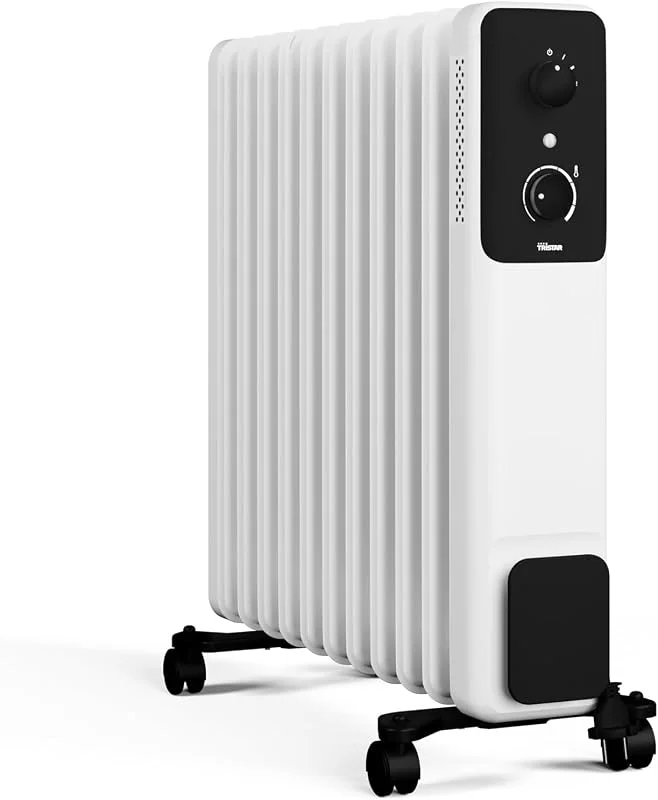 Tristar Radiatore ad Olio – 11 Alette – 2500 W – 3 Livelli di Potenza – Termostato Regolabile – Protezione Anti-Surriscaldamento e Anti-Ribaltamento – Silenzioso – KA-5381