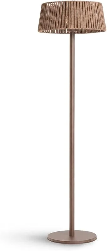 CREATE, PATIO HEATER, Stufa a infrarossi per terrazze ed esterni moka, Infrarossi a carbonio, sistema di sicurezza, spegnimento automatico, 3 potenze di riscaldamento, 2100W