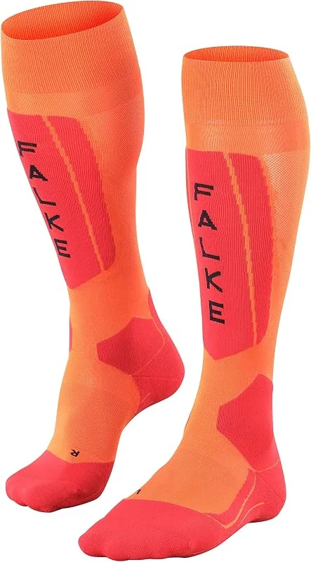 Falke Uomo SK5 Calzini da Sci Imbottitura Ultraleggera antivesciche Sottili Ideali per Le competizioni Traspiranti Asciugatura Rapida termoregolanti antiodore Lana Filo Funzionale 1 Paio — Abbigliamento riscaldato