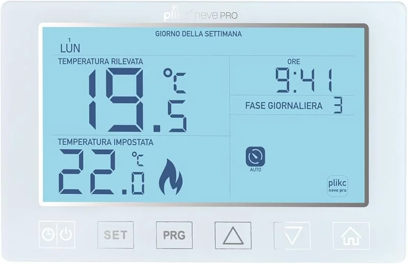 Plikc - Cronotermostato settimanale digitale - Neve (Neve PRO) — Riscaldamento