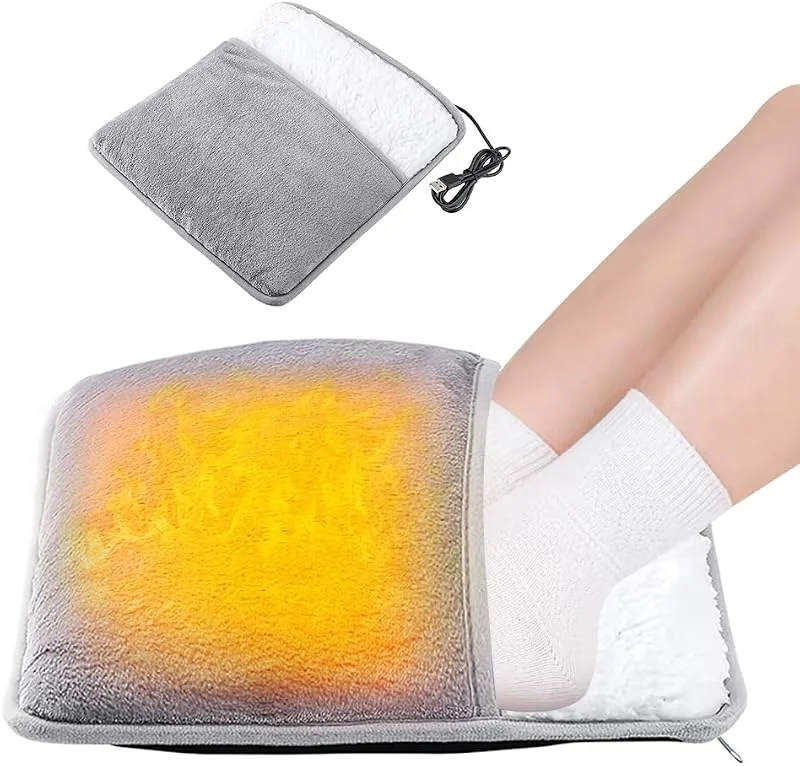 Scaldapiedi riscaldato elettrico USB, caldo per l'inverno, per uomini e donne, tappetino riscaldato per piedi, schiena, lombare e tutto il corpo — Riscaldamento