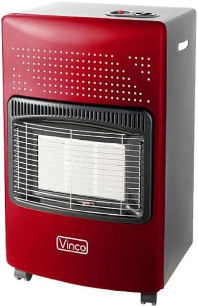 STUFA A GAS VINCO GPL PROPANO BUTANO 4.2KW BORDEAUX — Riscaldamento