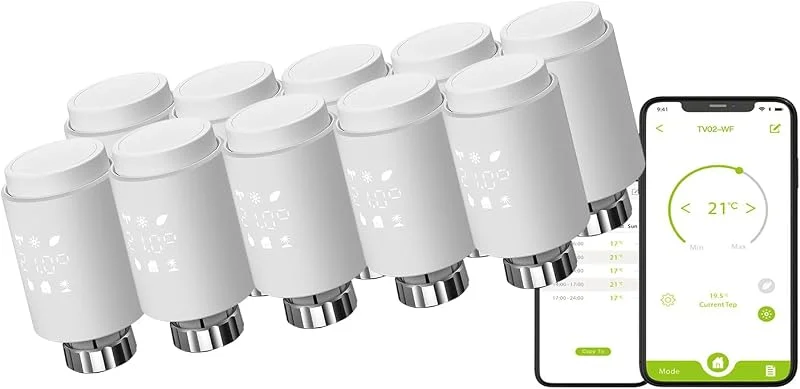 Valvola termostatica radiatore con attuatore Wifi — Riscaldamento