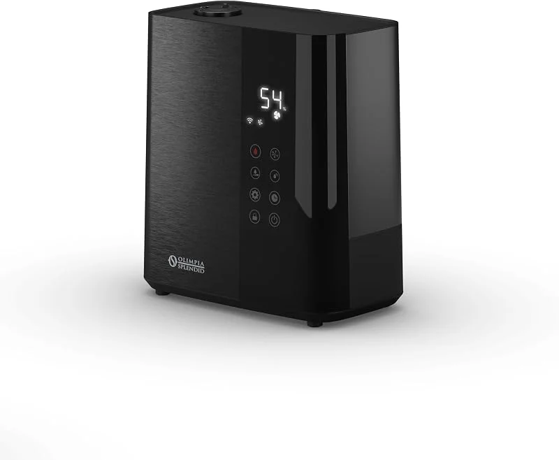 Olimpia Splendid 99239 Limpia Hero WiFi - Umidificatore multifunzione e diffusore essenze, per stanze da 27 m², per Camera da letto, Display digitale, Diffusore di aromi, Silenzioso, Timer