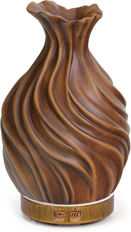 Diffusori di oli essenziali per la casa, diffusore per aromaterapia, umidificatore con luci notturne in 7 colori, diffusori a ultrasuoni per oli essenziali, spegnimento automatico, per ufficio e