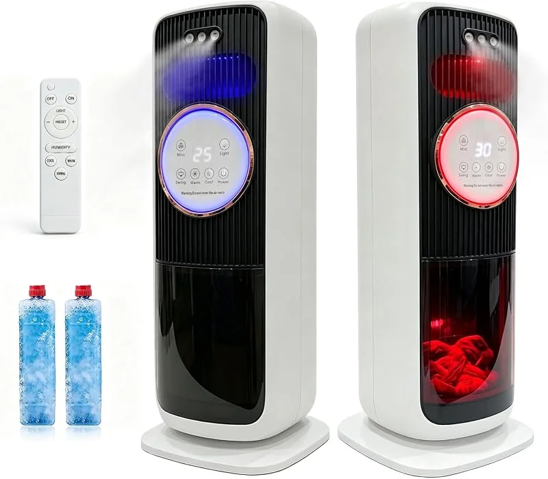 Termoventilatore caldo e freddo, 5-in-1 heater Climatizzatore Evaporativo — Riscaldamento