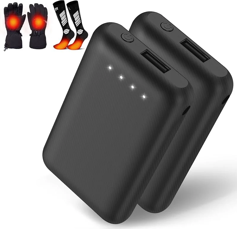 Power Bank 4000mAh DC, USB per Guanti, Sciarpa, Calze e Pantofole Riscaldati — Abbigliamento riscaldato