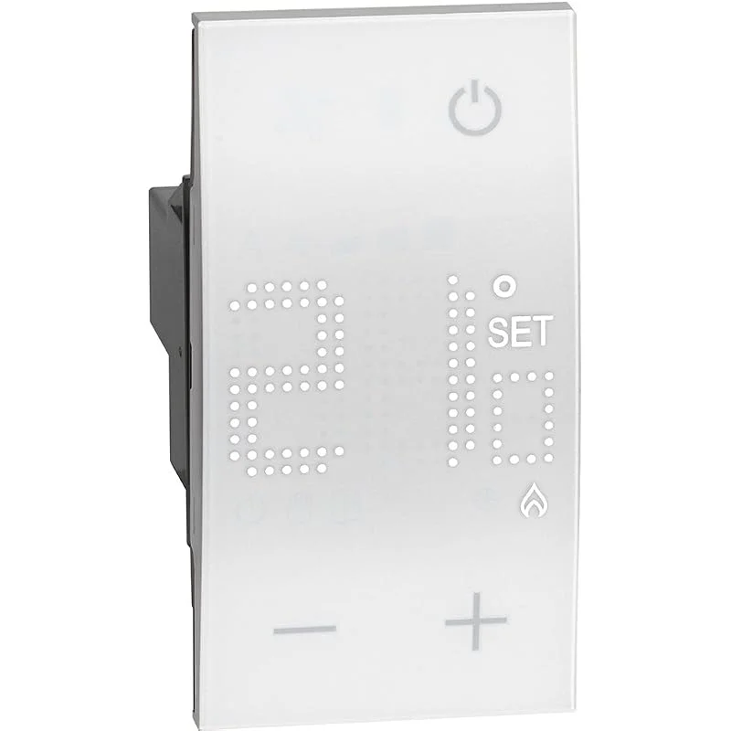 Living Now Termostato Ambiente 230V 2 Moduli Bianco — Riscaldamento