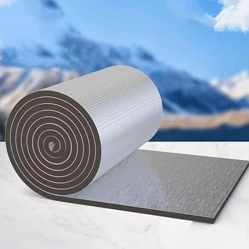 Pannelli isolanti a barriera radiante per pareti, tetti e Auto, Isolamento Acustico in Alluminio Autoadesivo per Tubi, riduzione della Perdita di Calore, Facili da Tagliare, 1x5 m, 3, 3x16, 4 p — Casa e cucina