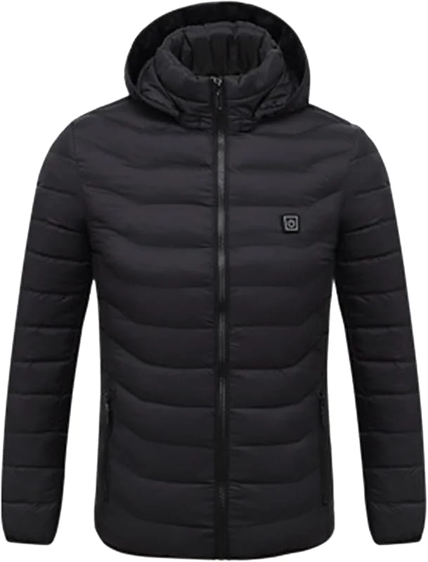 Generisch Giacca invernale da donna con riscaldamento USB, con colletto alto, con 8 zone di riscaldamento, per attività all'aperto — Abbigliamento riscaldato