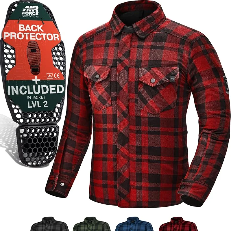 SHIMA Renegade Men 2 Camicia Moto Uomo Giacca Moto Corazzata Estate — Abbigliamento riscaldato