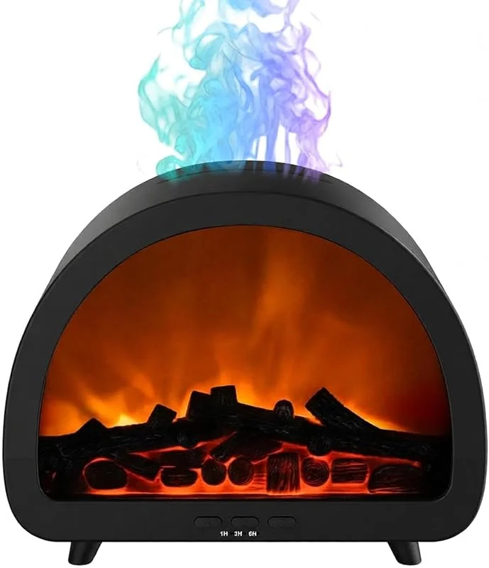 Umidificatore per con fiamma a 12 colori