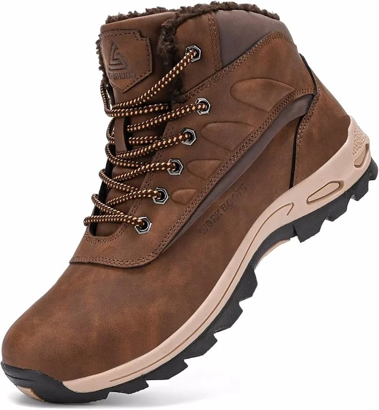 Stivali Invernali Uomo Scarpe da Neve Impermeabile Antiscivolo — Abbigliamento riscaldato