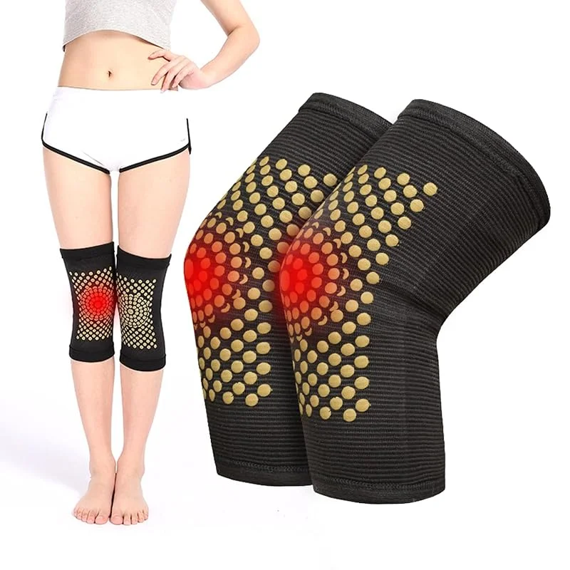 Ginocchiere Autoriscaldanti, Ginocchiera Riscaldata, Ginocchiera Autoriscaldante, Ginocchiere Autoriscaldanti in Tormalina, Massaggiatore Gambe, Ginocchio Riscaldato per Alleviare lo Stress, 1 Paia — Abbigliamento riscaldato