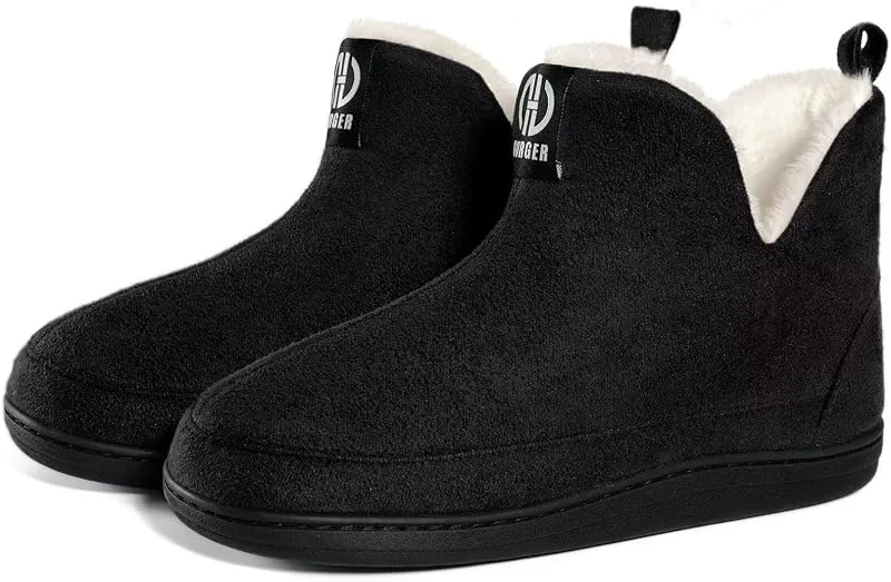 Pantofole Uomo Donna Invernali Chiuse Calde Pantofole a Stivaletto — Abbigliamento riscaldato