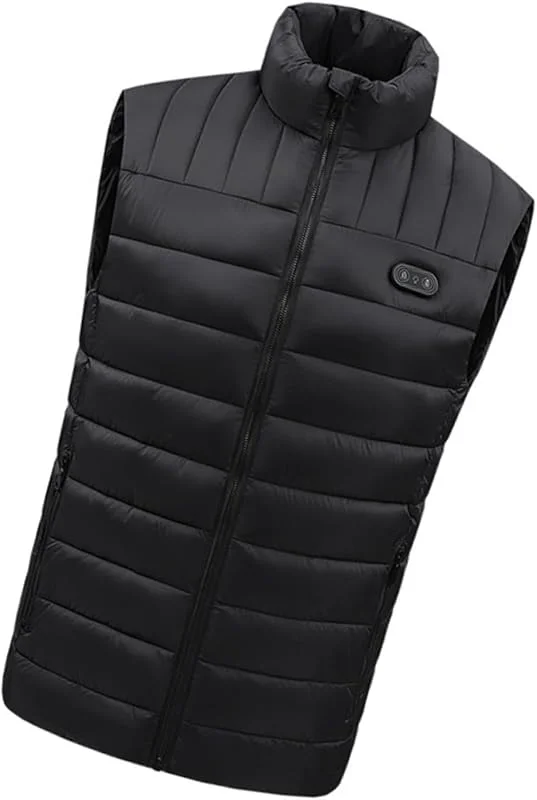 Gilet riscaldante elettrico indossabile alimentato tramite USB, regolabile, controllo della temperatura, attrezzatura invernale per escursionismo, pesca e riscaldamento elettrico domestico — Abbigliamento riscaldato