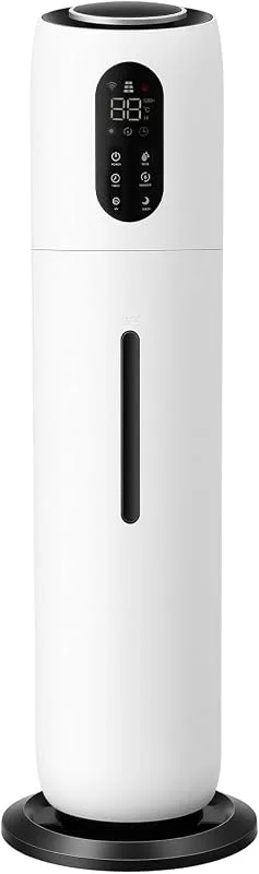 Umidificatore 9L ad Ultrasuoni con Funzione di Sterilizzazione, 3 Livelli di Nebbia Regolabili, Silenzioso con Timer e Telecomando, per Camere da Letto, Salotti, Sale Studio e Uffici
